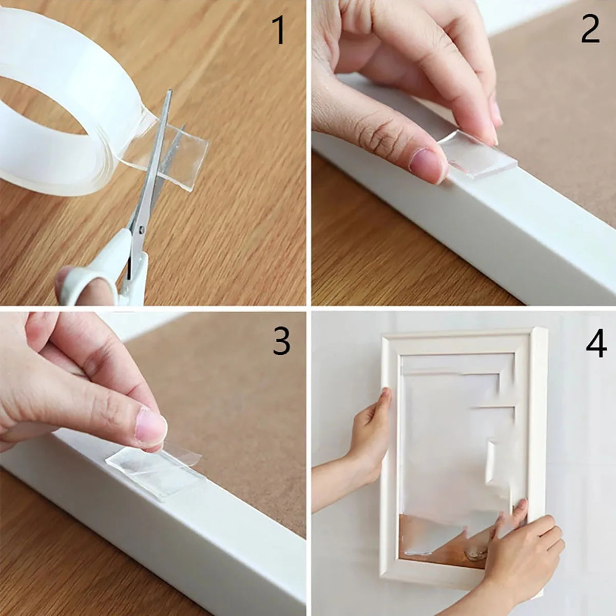 Ultra-Strong Double-Sided Mounting Tape – Waterproof Home Adhesive Strips