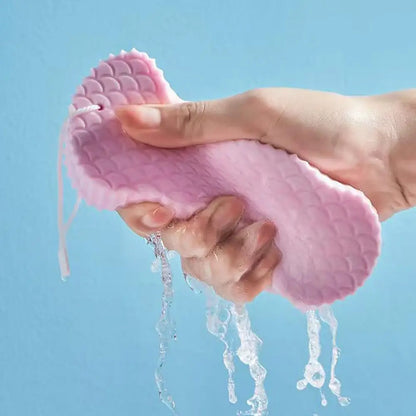 3D Exfoliating Bath Sponge – Dead Skin Massage Shower Brush