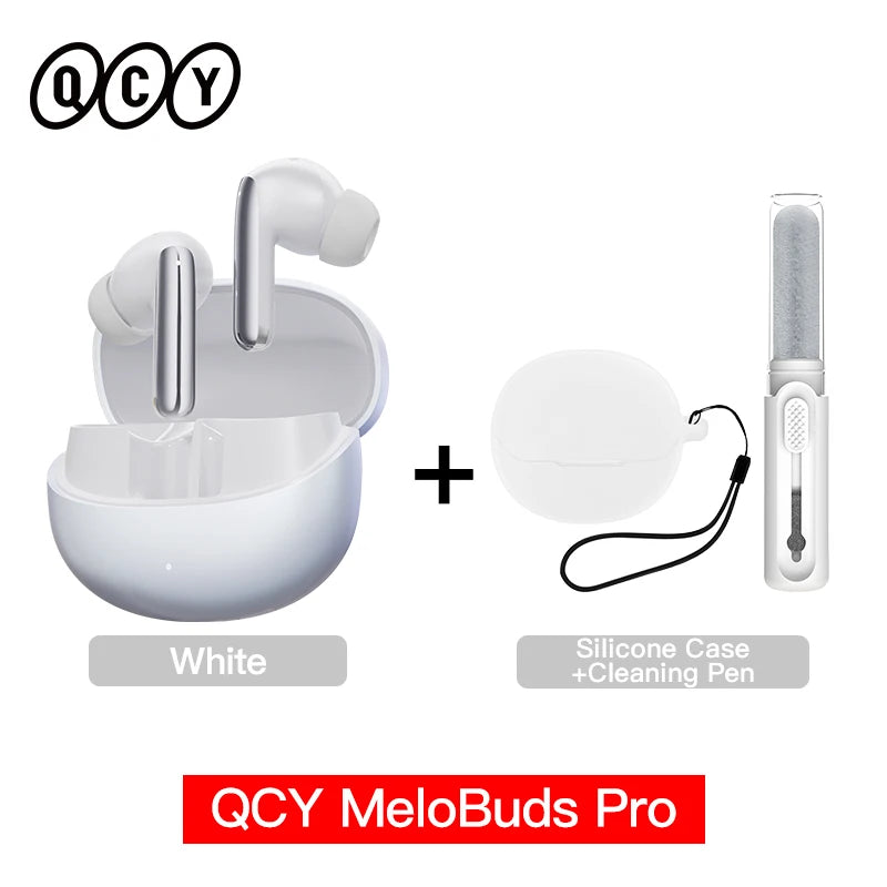 QCY MeloBuds Pro ANC Wireless Earbuds – Bluetooth 5.3 Hi-Res LDAC, 34H Battery
