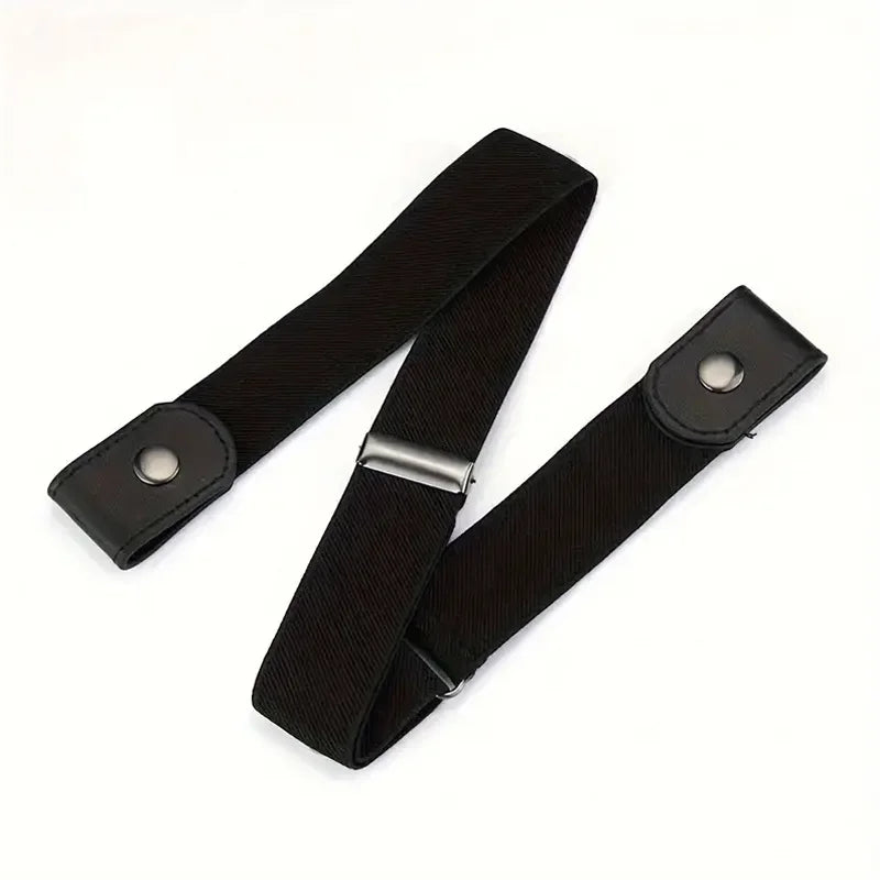 Traceless Invisible Elastic Belt – No-Buckle Stretch Belt for Jeans & Pants