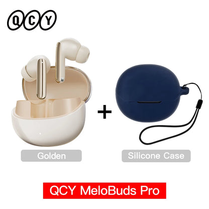 QCY MeloBuds Pro ANC Wireless Earbuds – Bluetooth 5.3 Hi-Res LDAC, 34H Battery