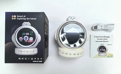 Smart AI Talking Alarm Clock for Kids – Sleep Training Robot Toy