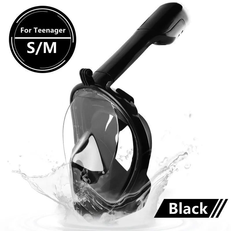 Full-Face Anti-Fog Snorkeling Mask – Waterproof Diving Mask for Adults &amp; Kids