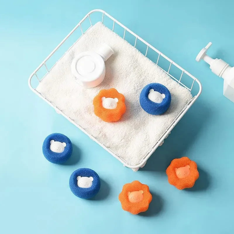 Reusable Pet Hair Remover Ball – Laundry &amp; Lint Catcher for Cats &amp; Dogs