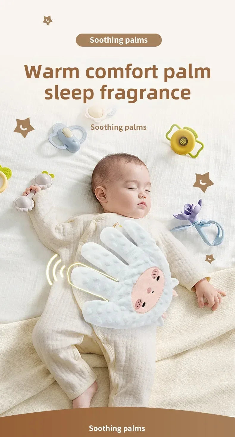 Baby Soothing Palm Sleep Aid Pillow – Calming Toddler Comfort Toy