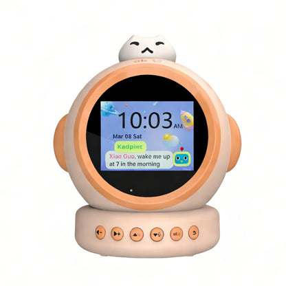 Smart AI Talking Alarm Clock for Kids – Sleep Training Robot Toy