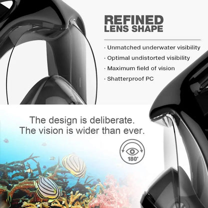 Full-Face Anti-Fog Snorkeling Mask – Waterproof Diving Mask for Adults &amp; Kids