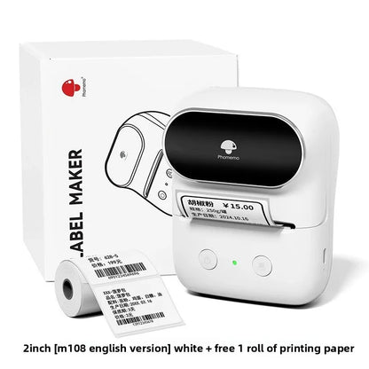 M108 Bluetooth Thermal Label Printer – Portable Self-Adhesive Printer for E-Commerce